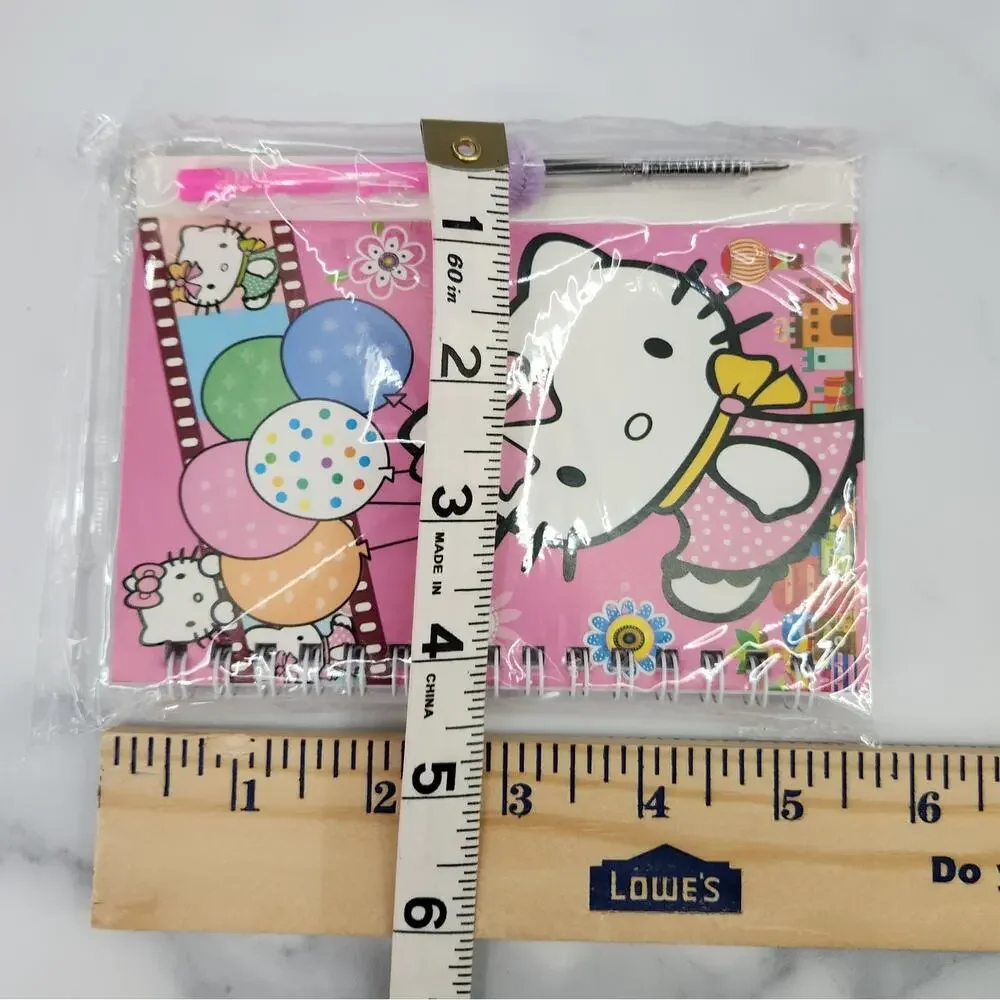2 Spiral Pocket Notebook/Pen Hello Kitty Party 4x5.5